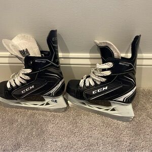 CCM Black and White Hockey Skates